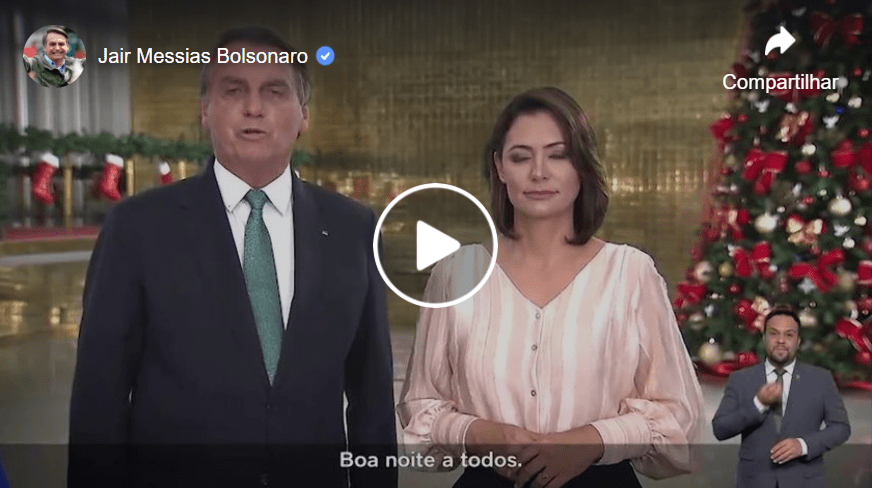 Bolsonaro faz pronunciamento na TV [Veja o Vídeo]