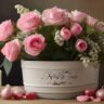 vaso de rosas com vala branca representando simpatia para trazer o amor de volta